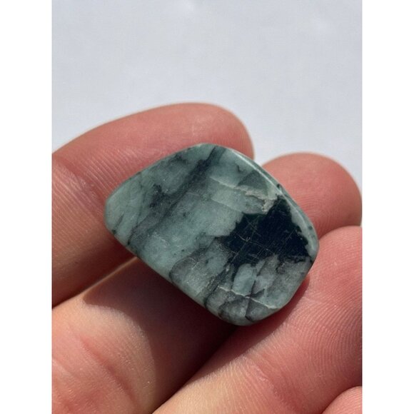 RARE - 20 carat Crabtree Mine North Carolina Emerald Cabochon - Rare collector - Picture 6 of 6